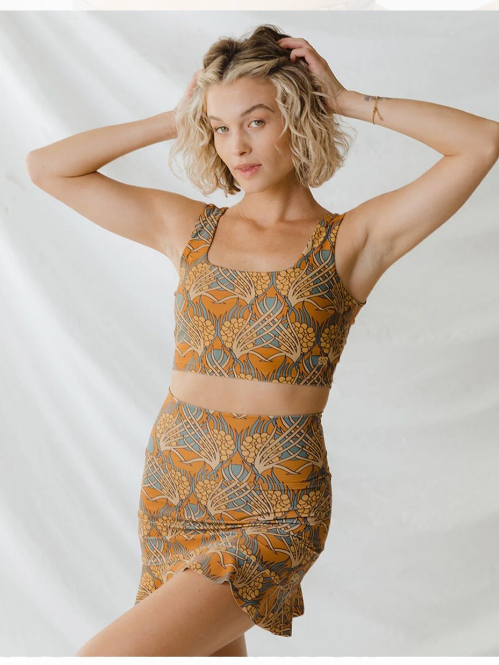 Albion Golden Hour High-Waisted Swim Skirt NWT - Picture 2 of 8